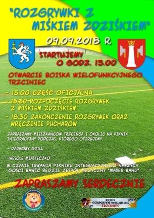 Otwarcie boiska trzciniec